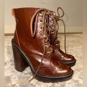 Jeffrey Campbell Women Size 7 Chunky Heeled Boots